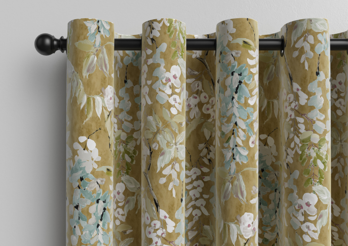 Wisteria, Ochre - Made to Measure Curtains - Image 12